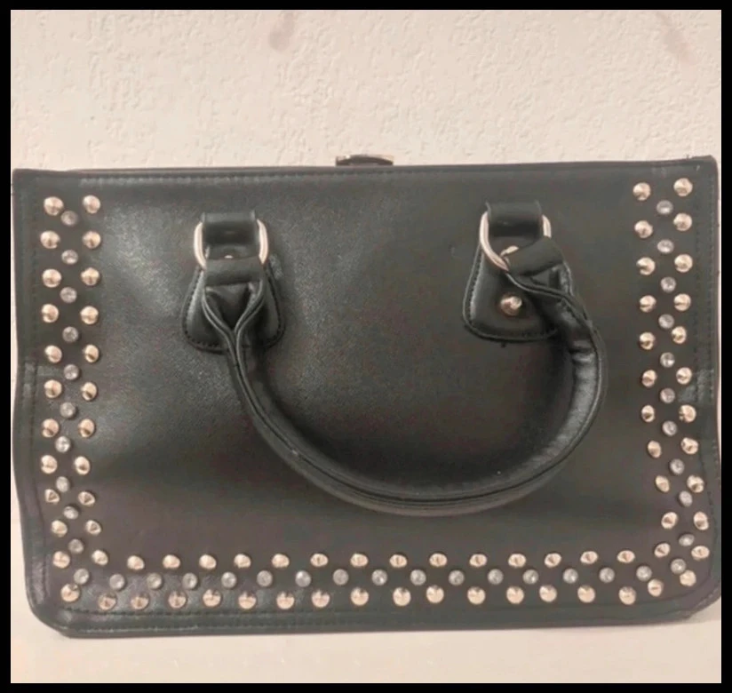 Large format Magic Bags black studded handbag – photo 2